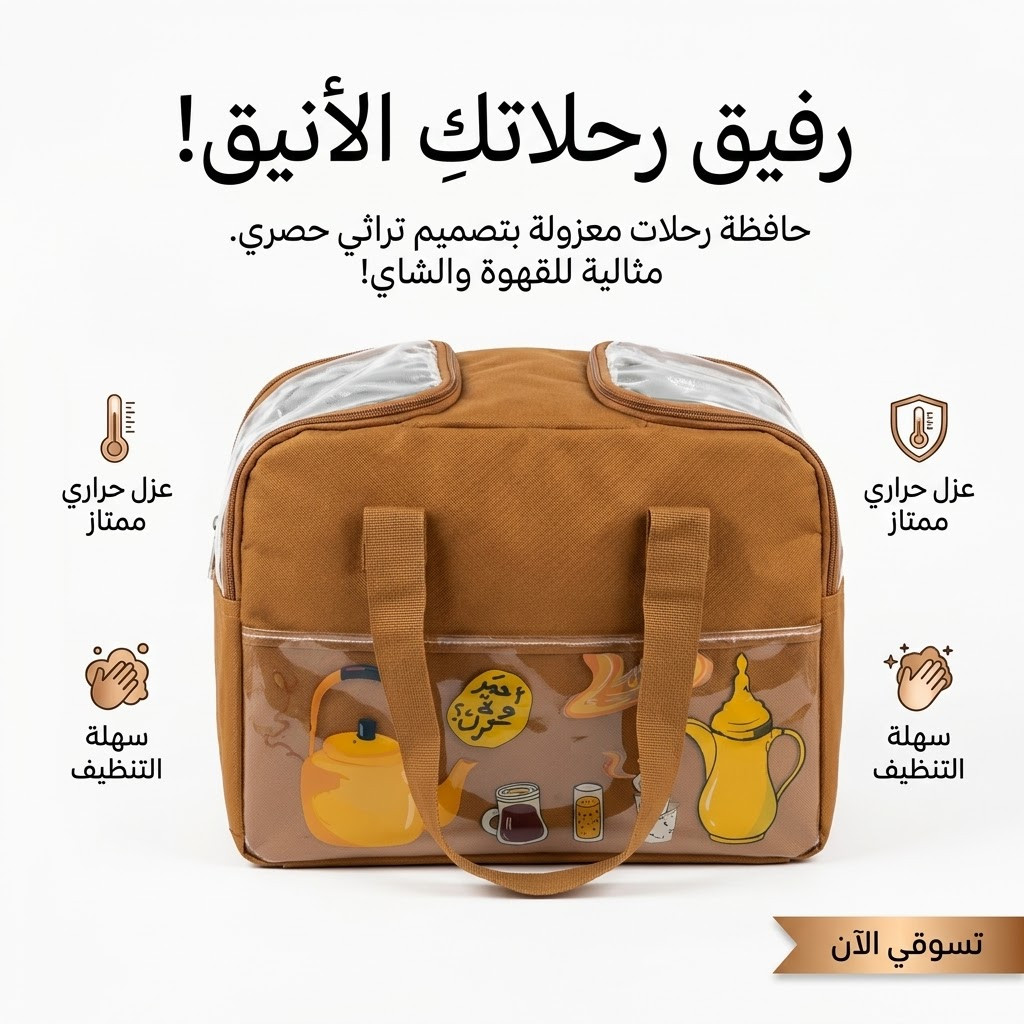 An insulated travel bagحافظة رحلات