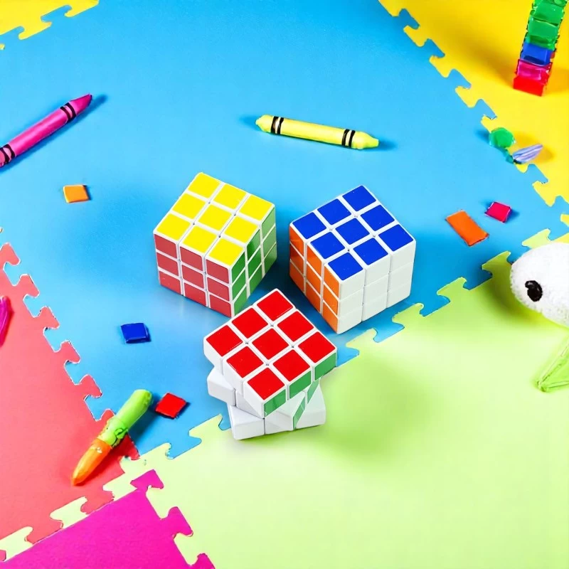 مكعبات نشاط لعبة مكعبات 3x3 من روبيك للبالغين والأطفال K - الصورة 4