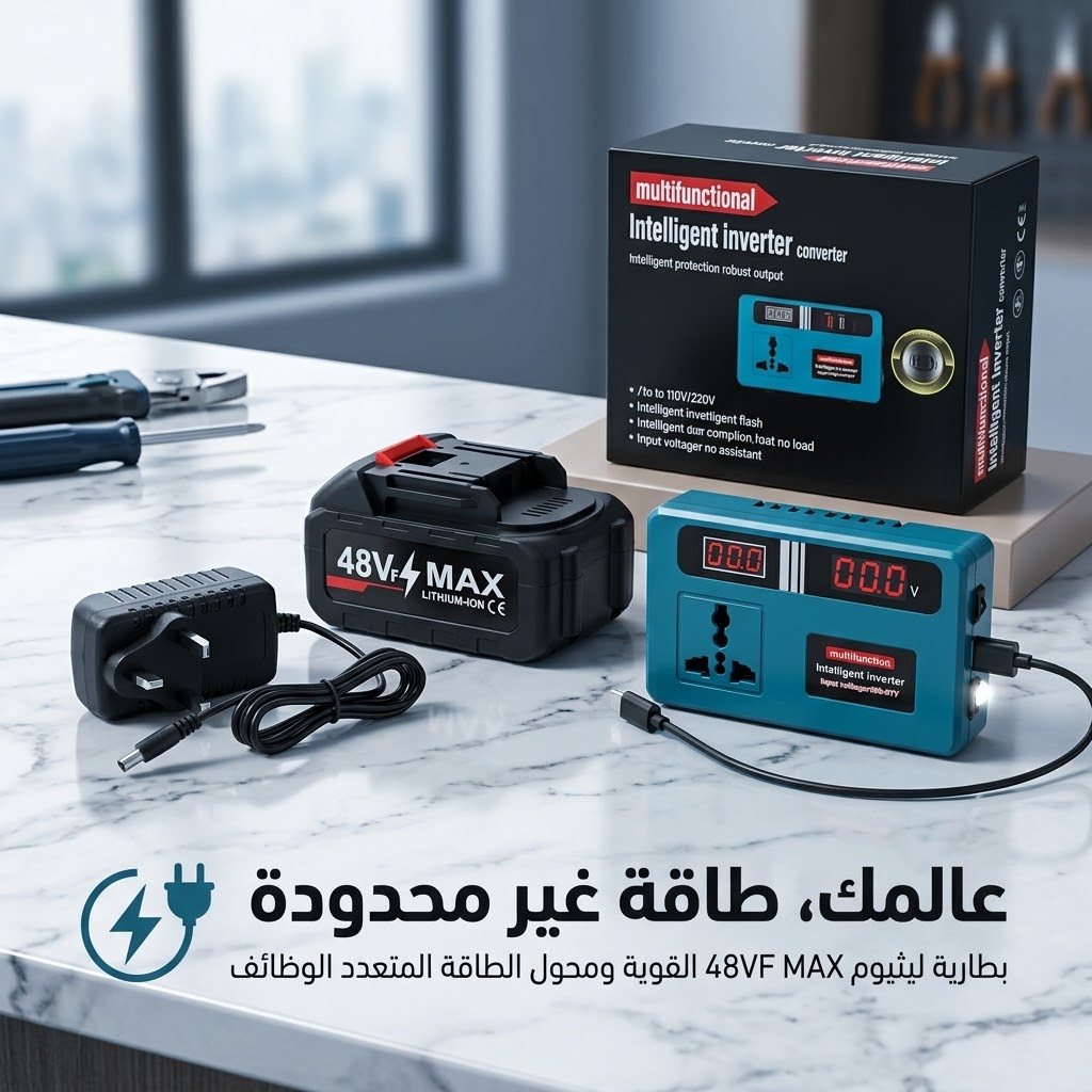 48VF MAX Lithium Battery + Multifunctional Smart Inverter