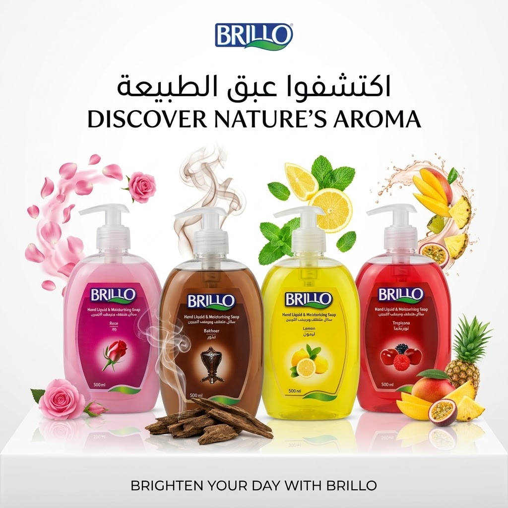Brillo Hand Liquid & Moisturizing Soap – 500ml