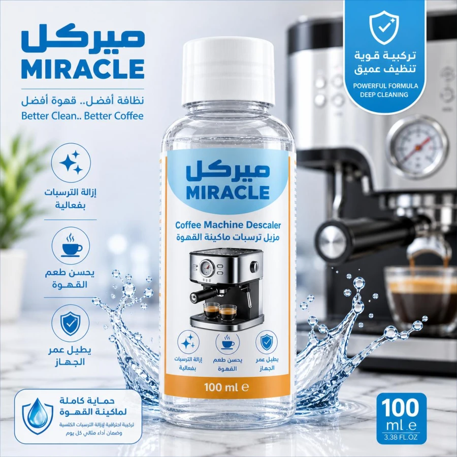 مزيل ترسبات ماكينة القهوة ميركل - 100 مل